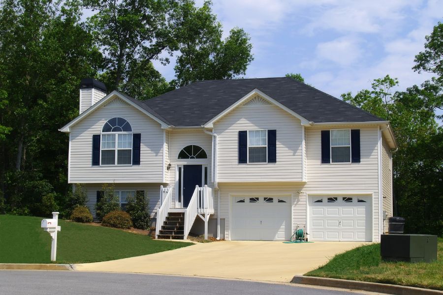 A large two level residential home.